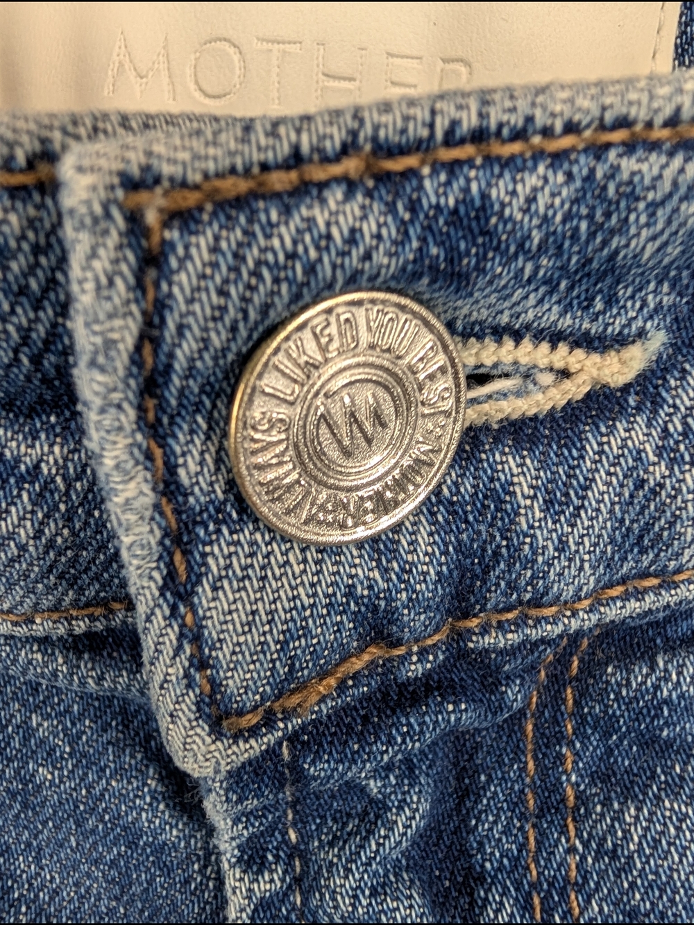 MOTHER SUPERIOR The Dazzler Jeans Cowboys Don’t Cry Wash 27 - Picture 3 of 12